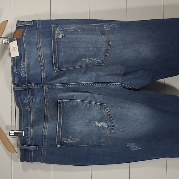 NWT Judy Blue Jeans Women's sz 24 Skinny Fit Distressed Animal Print Denim Jean - Picture 4 of 12